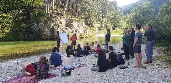 Workshop by the river